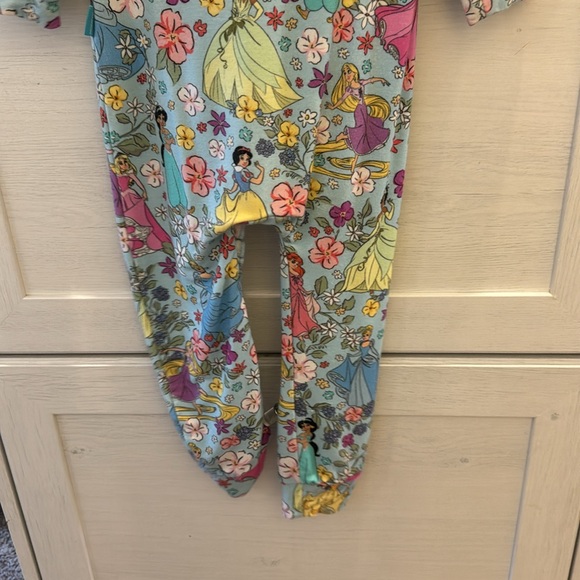 Posh Peanuts Disney Princess Terry Bamboo Hooded Romper - Picture 8 of 8